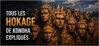 Classement des Hokage de Naruto avec ambiance Konoha anime premium
