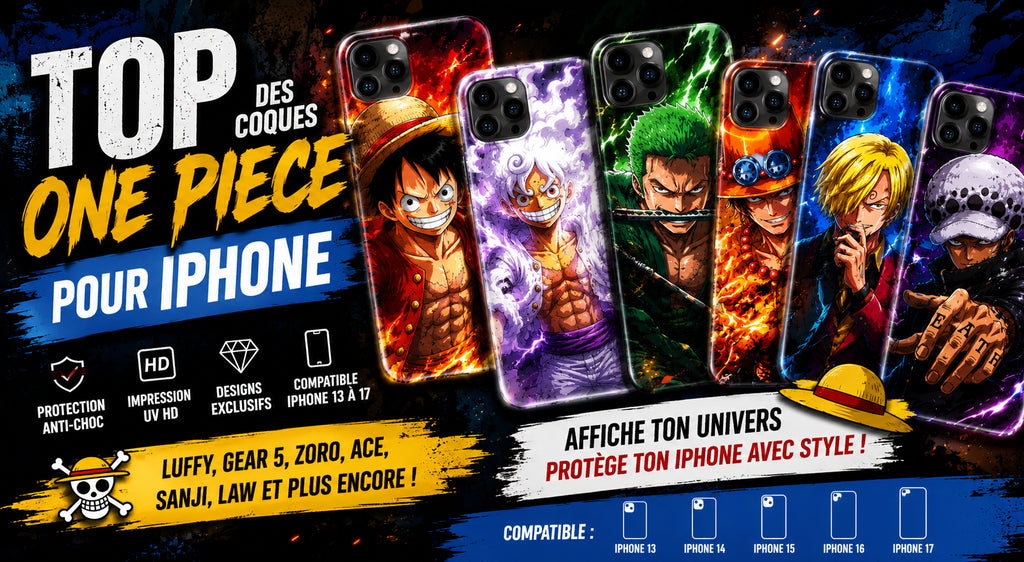 Top des coques One Piece pour iPhone