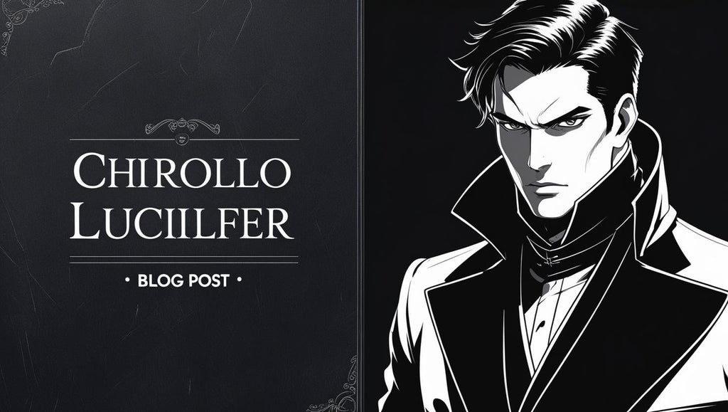 Image de couverture au format 16:9 représentant Chrollo Lucilfer de Hunter x Hunter avec un style sombre et mystérieux, utilisée pour un article de blog sur macoqueperso.fr.