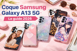 Coques Samsung Galaxy A13 5G personnalisées design tendance avec photos et motifs modernes – guide choix coque smartphone 2026