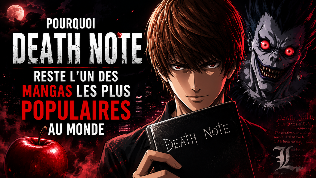Pourquoi Death Note reste l'un des mangas les plus populaires au monde - Light Yagami et Ryuk