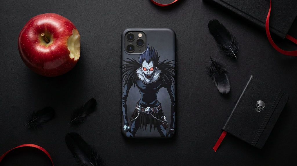 Coque Death Note iPhone Ryuk carnet manga anime design premium