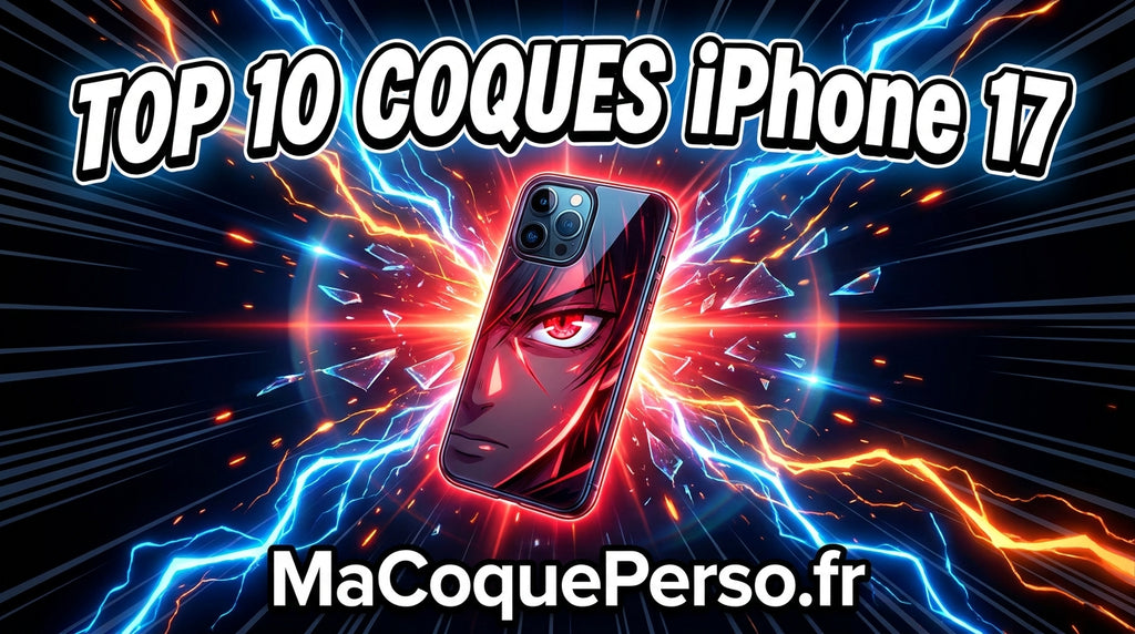 Top 10 meilleures coques iPhone 17 manga Naruto Sasuke — MaCoquePerso.fr