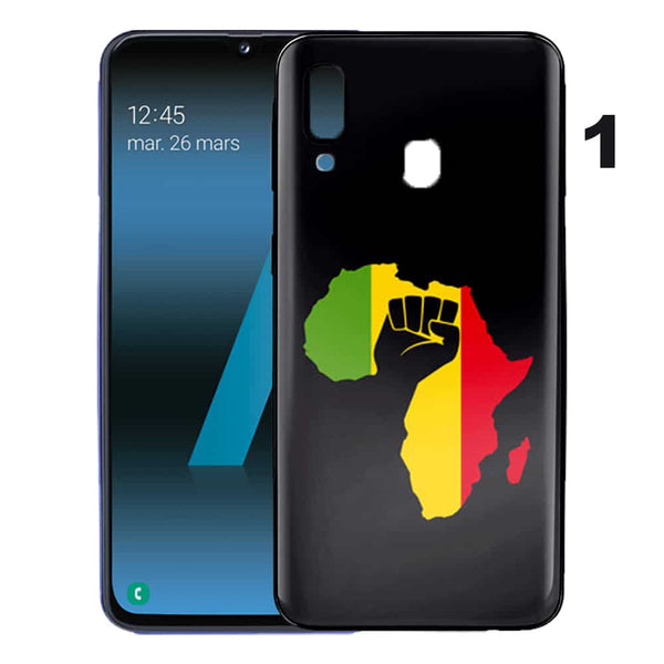 coque pour samsung a40 motifs Africains