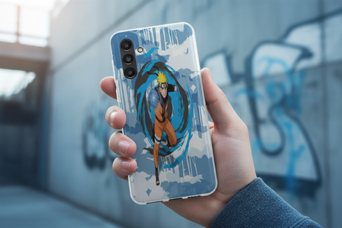 Attaque ultime Naruto Rasengan imprimée sur une coque Samsung a13 5g, une idée cadeau pour ado
