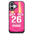 Coque Champion Back2Back 26 rose style football edition Paris - MaCoquePerso