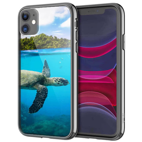 Coque iPhone 11 PRO MAX Watercolor Tropical - MaCoquePerso