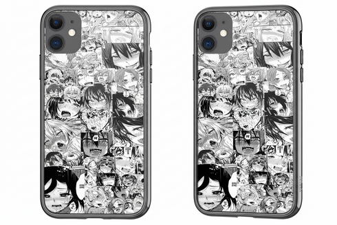 Ahegao Hentai - MaCoquePerso , Coque renforcée Ahego Hentai en plexi