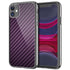Coque iPhone 12 Texture Carbone Violet - MaCoquePerso