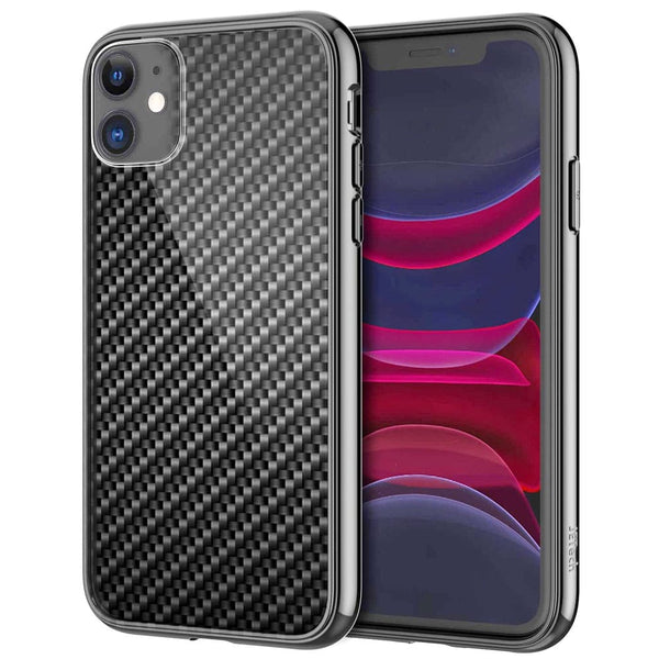 Coque iphone 12 carbone Noir Composite - MaCoquePerso