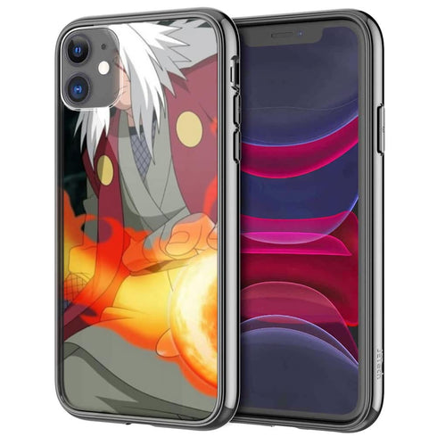 Coque iPhone 12 Naruto Jiraiya Rasengan