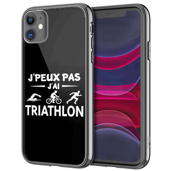 Coque iPhone 12 sport triathlon
