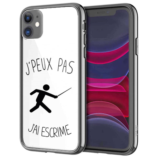 Coque iPhone 12 sport Escrime