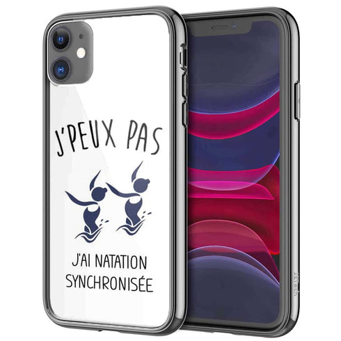 Coque iPhone 12 sport natation synchronisée