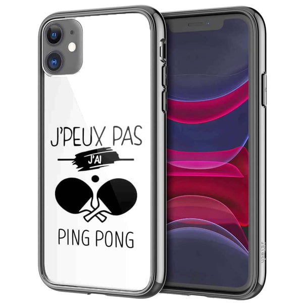 Coque iPhone 12 sport ping pong