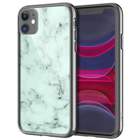 Coque iPhone 12 Vert , iPhone 12 Mini, iPhone 12 Pro Max en Verre Trempé