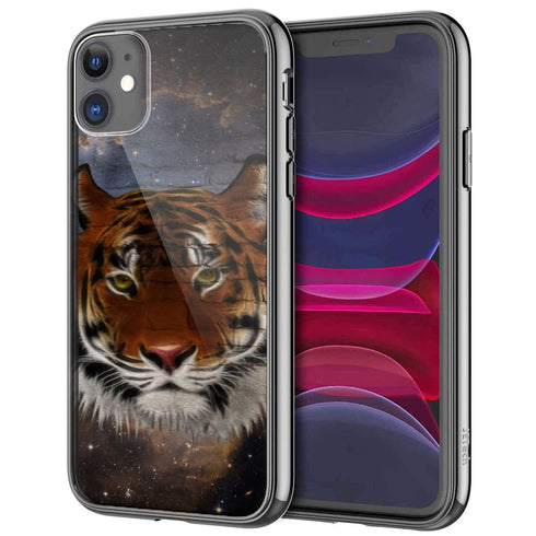 Coque iPhone 13 Abstract Tiger art - IPHONE 13, Plexi