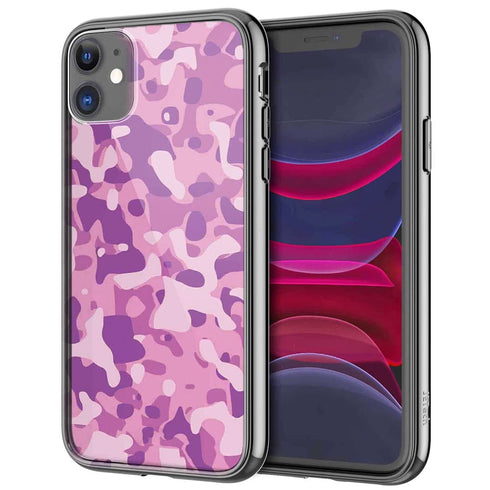 Coque pour iPhone 13 Camo Rose Army