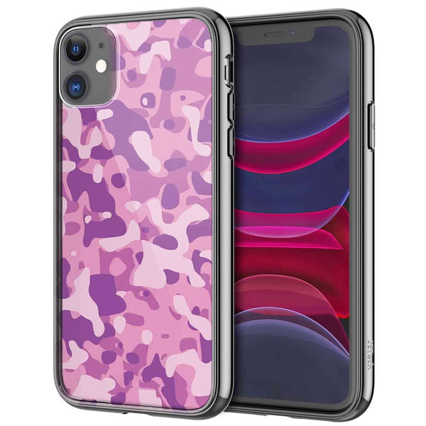 Coque pour iPhone 13 Camo Rose Army