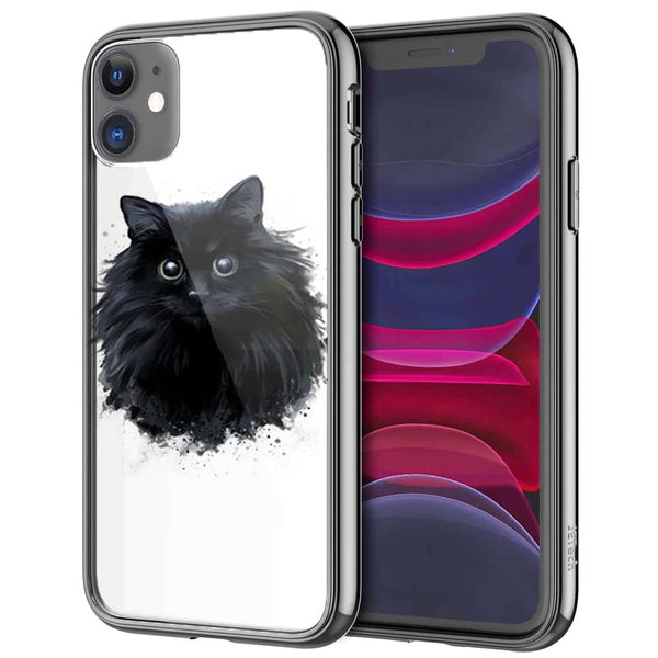 Coque iPhone 13 Chat Noir - IPHONE 13, Plexi