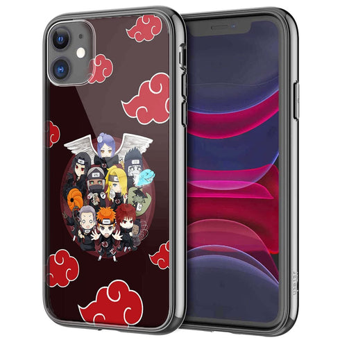 Coque iPhone 13 Chibi Akatsuki Montage - IPHONE 13 PRO MAX, Plexi