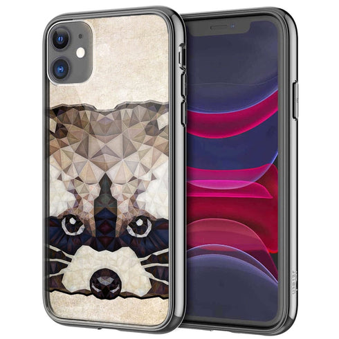 Coque iPhone 13 Cute Racoon - IPHONE 13, Plexi