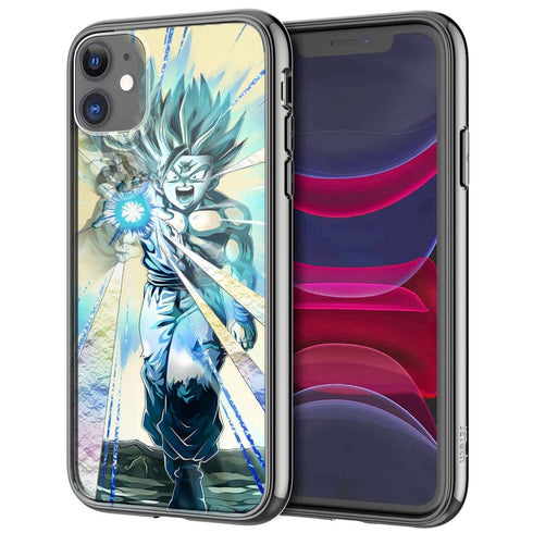Coque iPhone 13 Dragon Ball z Gohan Goku Kamehameha