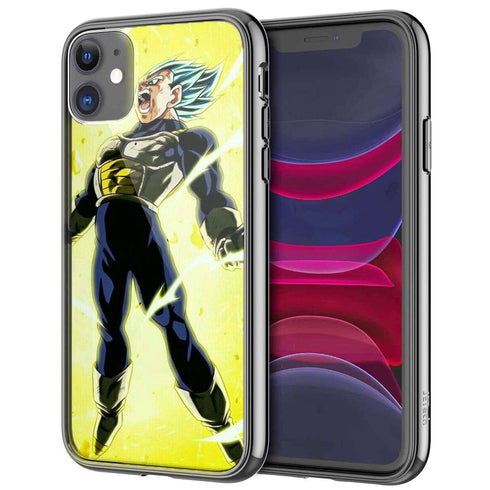 Coque iPhone 13 Dragon Ball Z Vegeta Majin Transformation