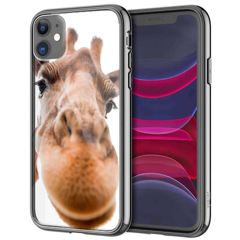 Coque iPhone 13 Drôle de Girafe - IPHONE 13 PRO, Plexi