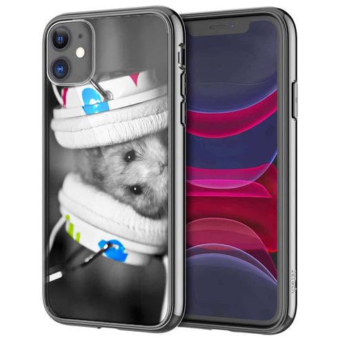 Coque iPhone 13 Funny Hamster Beat Sound - IPHONE 13 PRO, Plexi