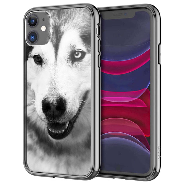 Coque iPhone 13 Husky aux Yeux Clairs - IPHONE 13, Plexi