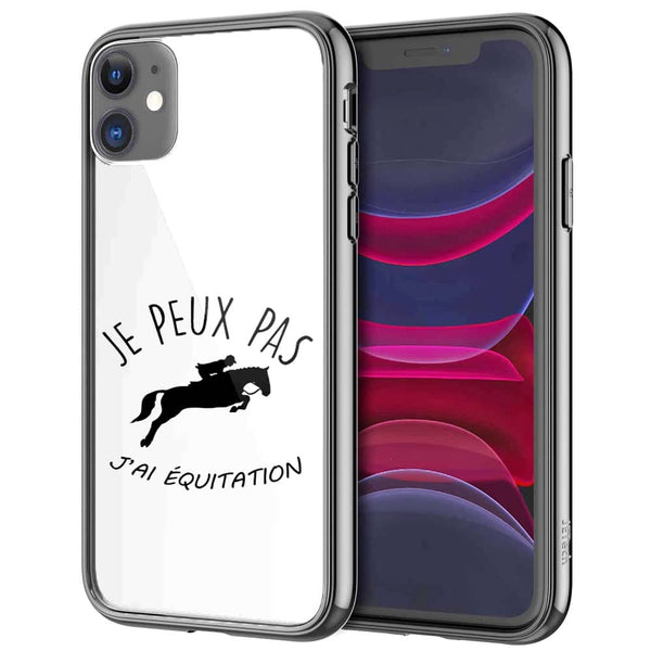Coque iPhone 13 Je peux j'ai Equitation