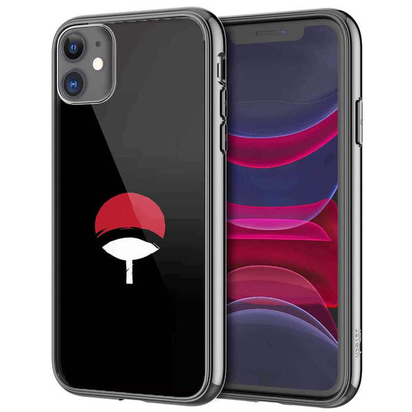 Coque iPhone 13 Logo Sasuke Naruto