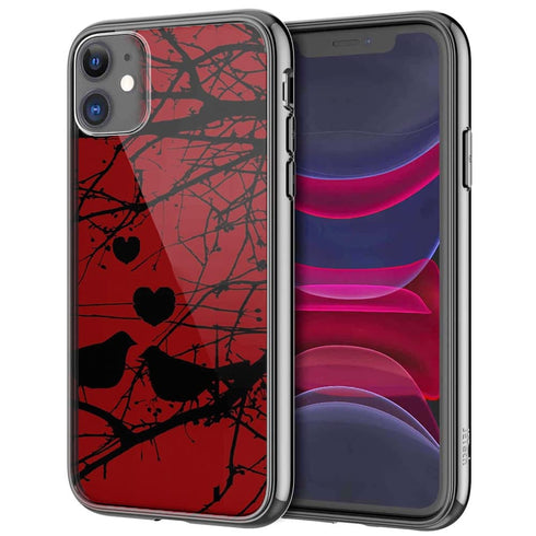 Coque iPhone 13 Loving Birds