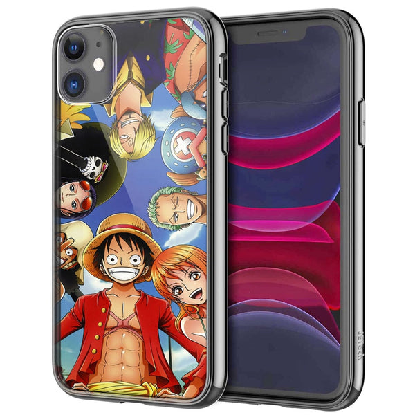 Coque iPhone 13 One Piece Pirate Team Chapeau de Paille
