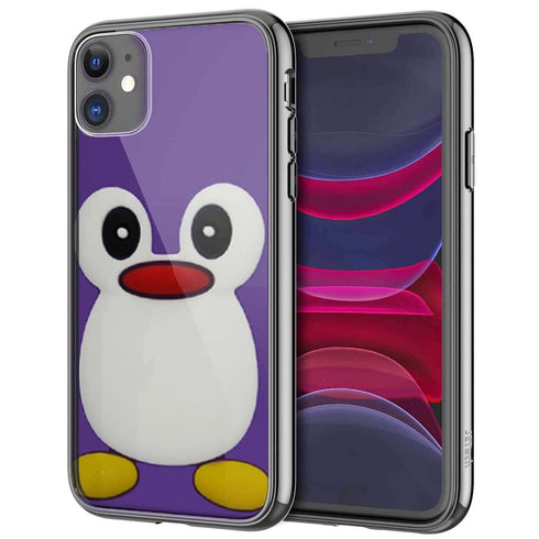 Coque iPhone 13 Pingouin Violet