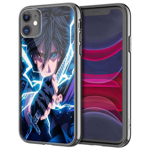 Coque iPhone 13 Sasuke Sharingan Rinegan