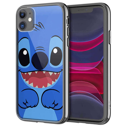 Coque iPhone 13 Stitch Blue