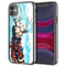 Coque iPhone 13 Super Sayan Bleu