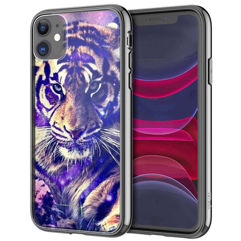 Coque iPhone 13 Tigre Bleu de Russie