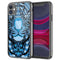 Coque iPhone 13 Tigre Bleu Aztec - Plexi, IPHONE 13