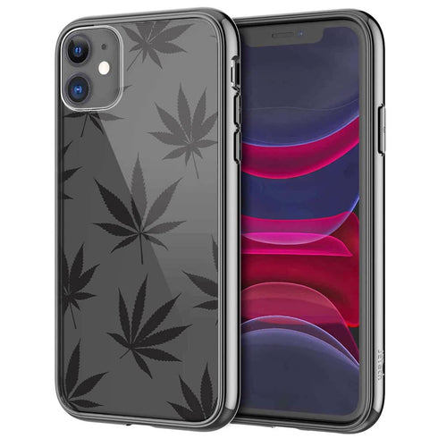 Coque pour iPhone 13 Canabis Leaf Pattern