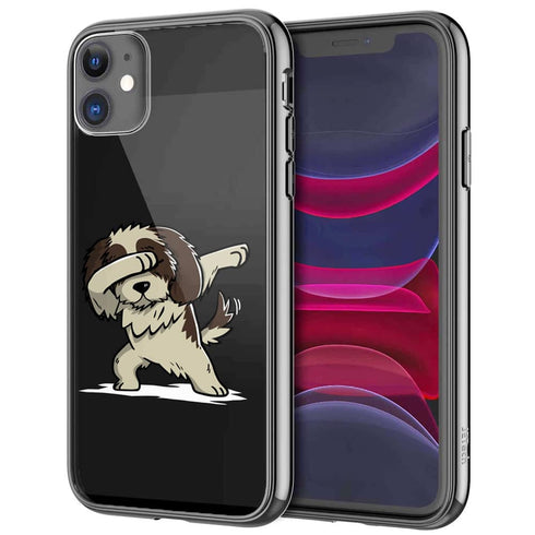 Coque iPhone 13 Dog Shih Tzu Dabbing - IPHONE 13 PRO, Plexi