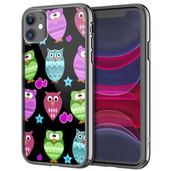 Coque pour iPhone 13 Funky owls