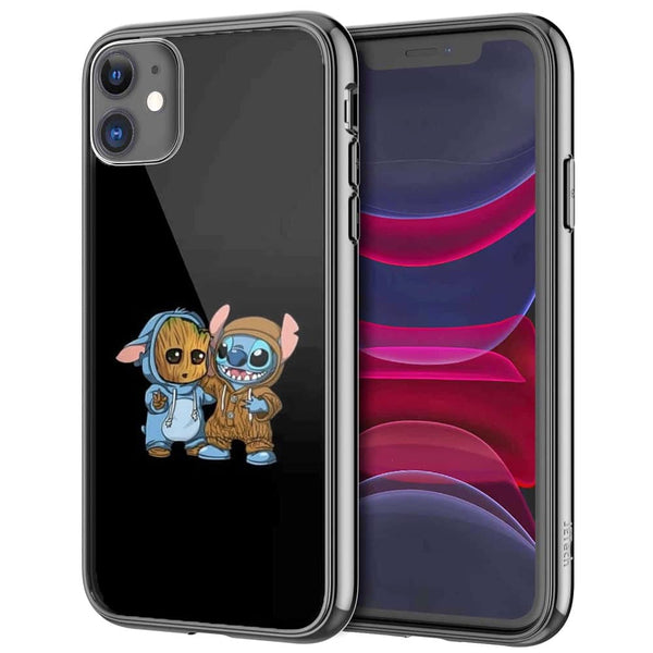 Coque iPhone 13 Groot x Stitch