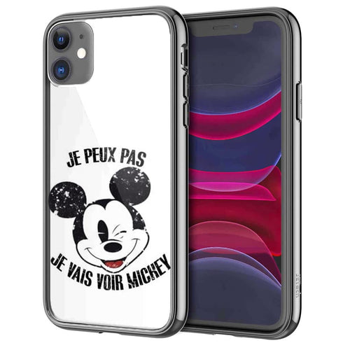 Coque iPhone 13 Je peux pas je vais voir Mickey