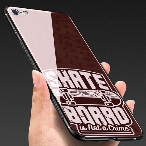 Skate Game is Not a Crime | Coque en Silicone, Verre | Tpu Antichocs | Apple iPhone, Samsung Galaxy, Huawei - MaCoquePerso