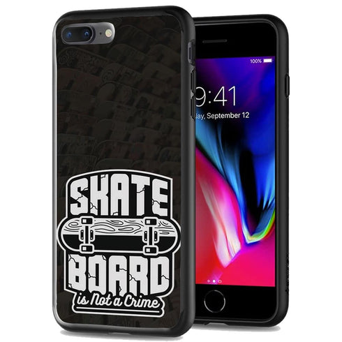 Skate Game is Not a Crime | Coque en Silicone, Verre | Tpu Antichocs | Apple iPhone, Samsung Galaxy, Huawei - MaCoquePerso