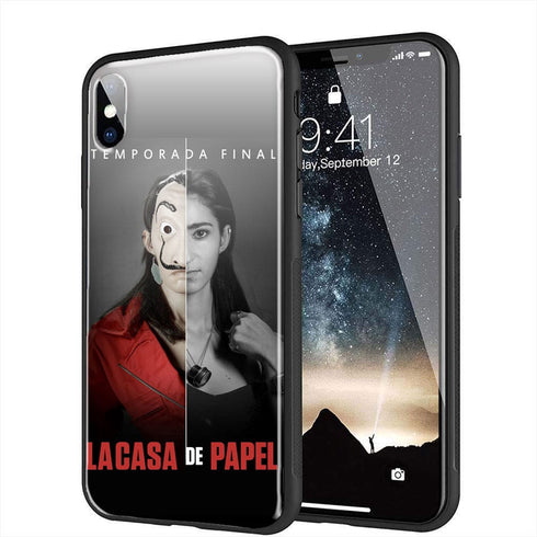 Coque iPhone X EN VERRE TREMPE