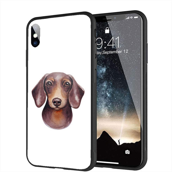 Coque iphone xr original verre trempé teckel